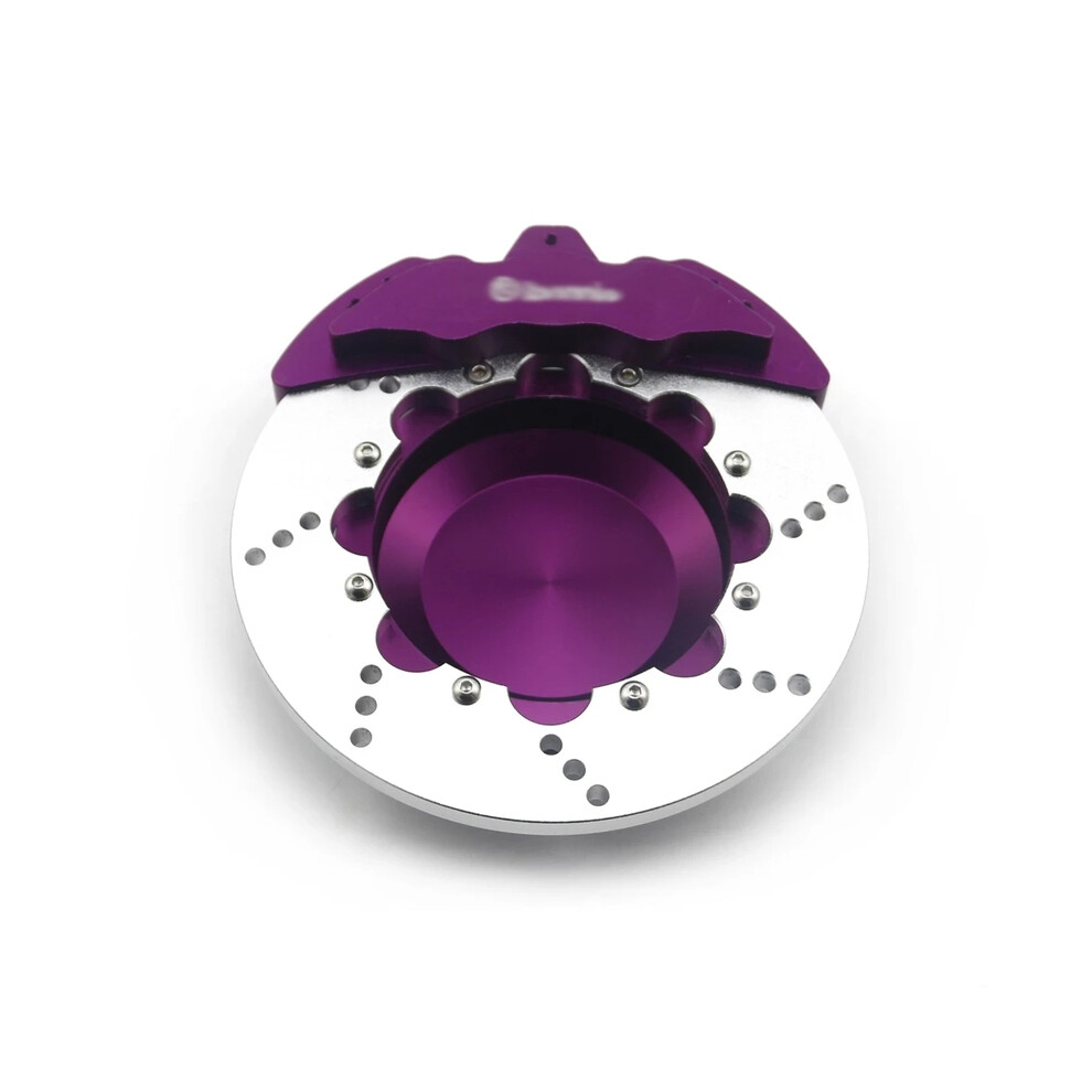 (Purple)(Purple) Ashtrays Rotating Fashion Creative Disc Brake Universal Car Ashtray Portable Purple 9319708032567