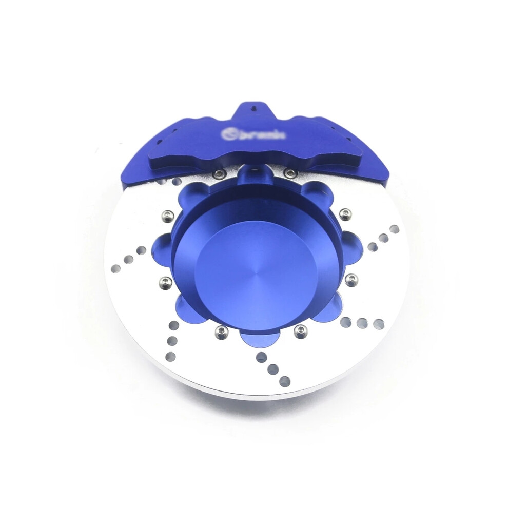 (Blue)(Blue) Ashtrays Rotating Fashion Creative Disc Brake Universal Car Ashtray Portable Blue 9319708032574