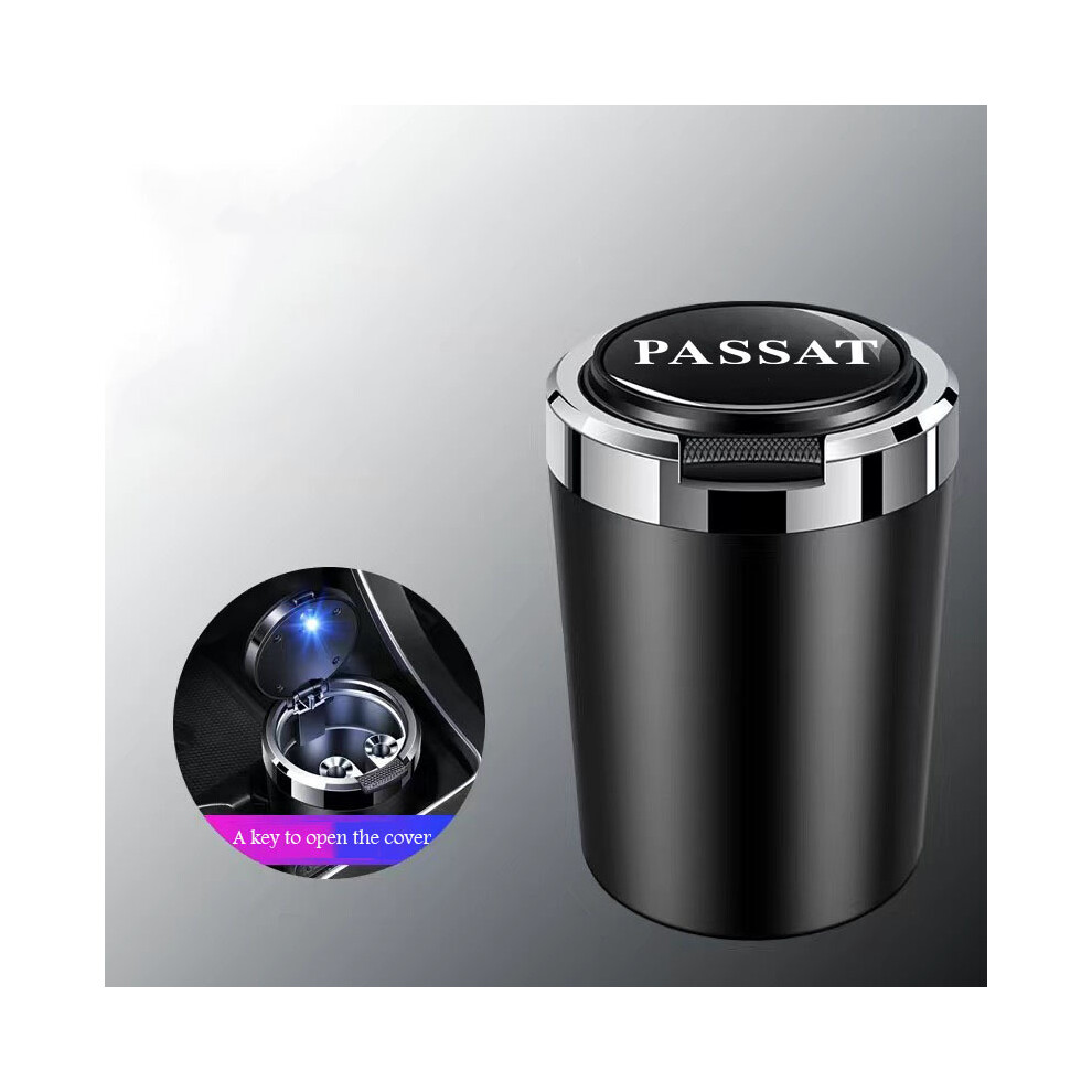 (Black)(Black) Ashtrays Fits Vw Volkswagen Passat B5 B6 B7 B8 Variant Single Key Open Cover Multifunction Black 9319708032765