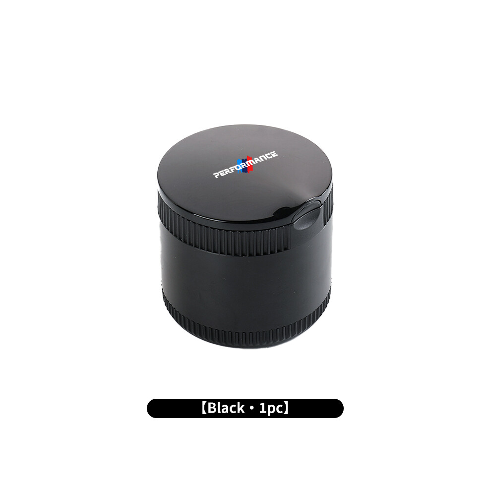 (Black)(Black) Ashtrays 1Pc Car Interior Portable Led Smoke Ashtray Cigarette Ash Holder Black 9319708032222