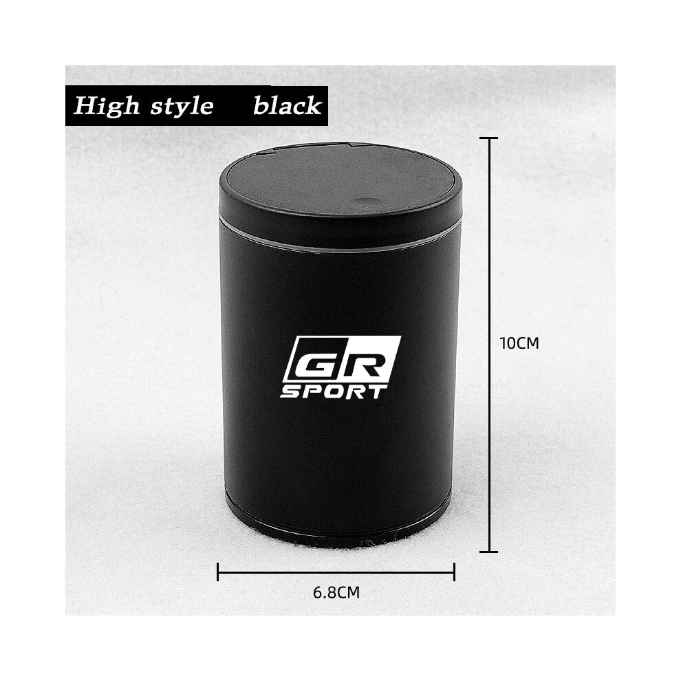 (High For Gr) (High For Gr) Ashtrays Car Ashtray Trash Coin Storage Cup Container Black 9319708033076