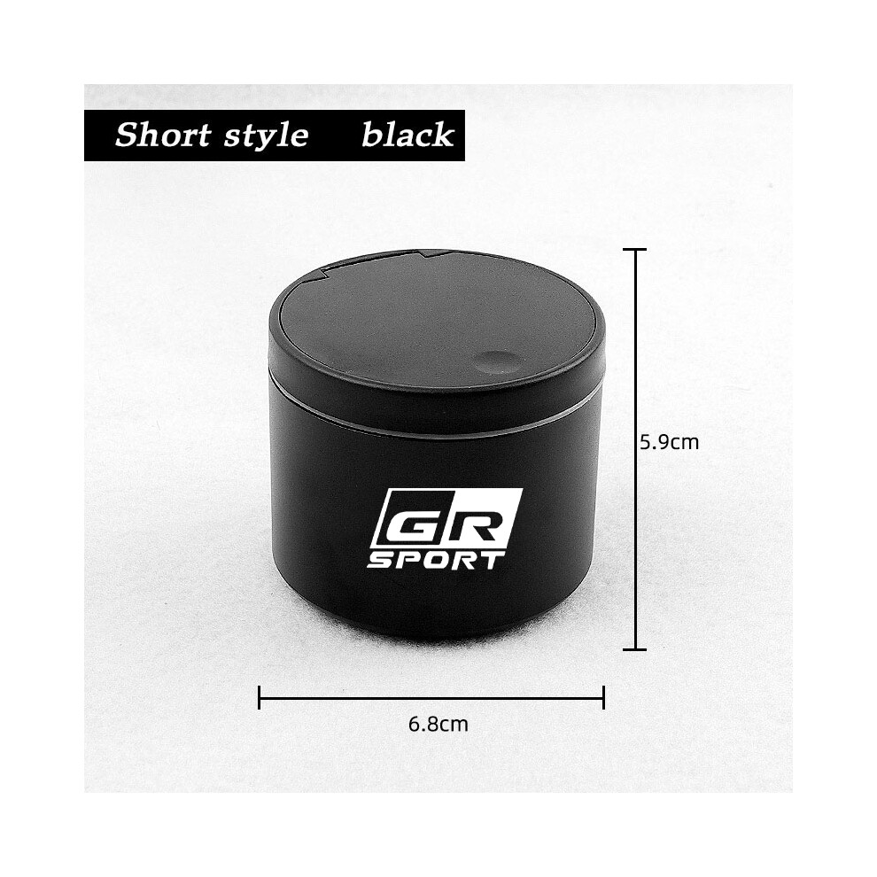 (Short For Gr) (Short For Gr) Ashtrays Car Ashtray Trash Coin Storage Cup Container Black 9319708033106