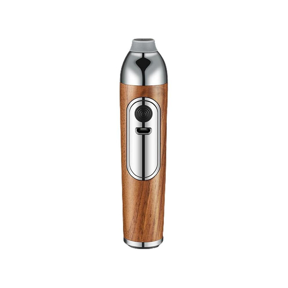 (Silver)(Silver) Ashtrays Mini Car Ashtray Wooden Non-Fall Ashtray Portable Car Smoking Silver 9319708033144