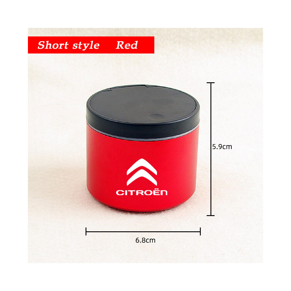 (Short Citroen) (Short Citroen) Ashtrays Car Cigarette Ashtray Citroen C1 C2 Red 9319708033472
