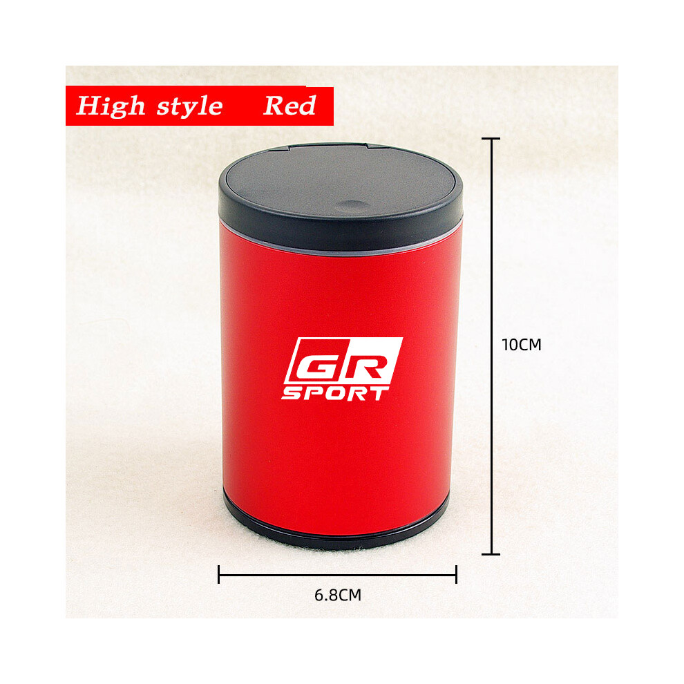 (High For Gr) (High For Gr) Ashtrays Car Ashtray Trash Coin Storage Container Red 9319708033083