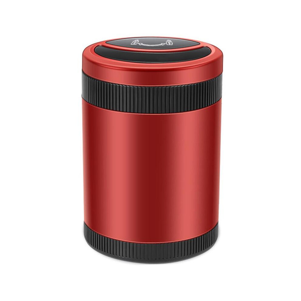 (Red)(Red) Ashtrays Car Ashtray Scooper Portable Intelligent Automatic Induction Ashtray Red 9319708034653