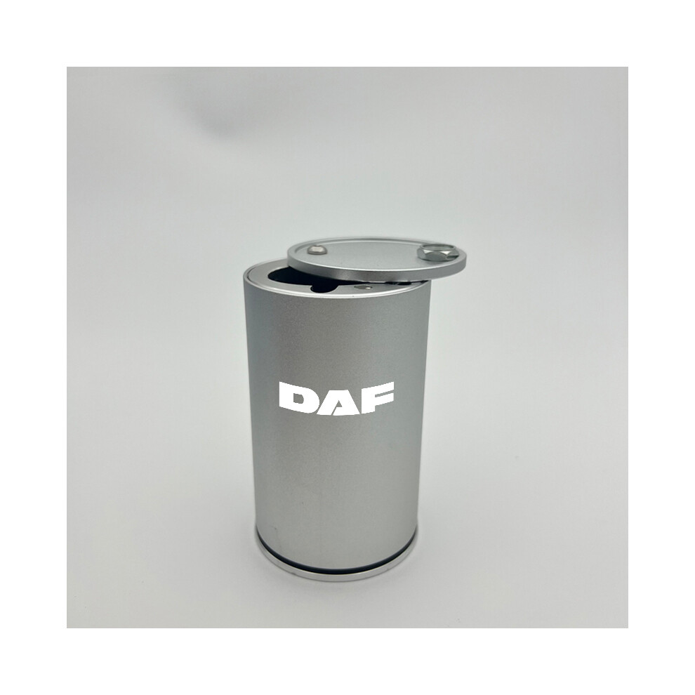 (Silver)(Silver) Ashtrays Daf Car Xf 95 105 Creative Multifunctional Ashtray For Car With Sliding Lid Silver 9319708035179