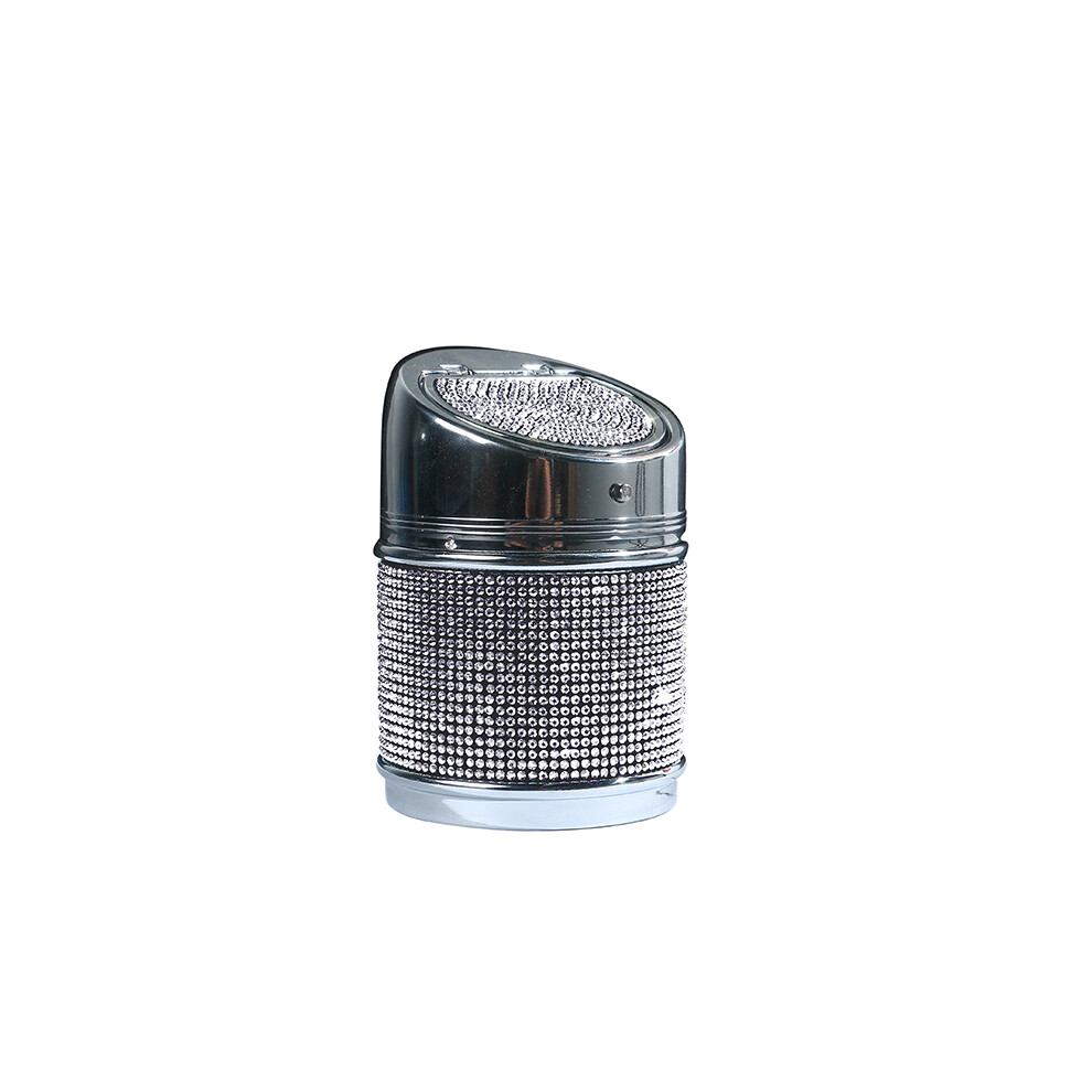 (White)(White) Ashtrays Universal Car Ashtray Portable Smokeless Car Cigarette Holder White 9319708035421