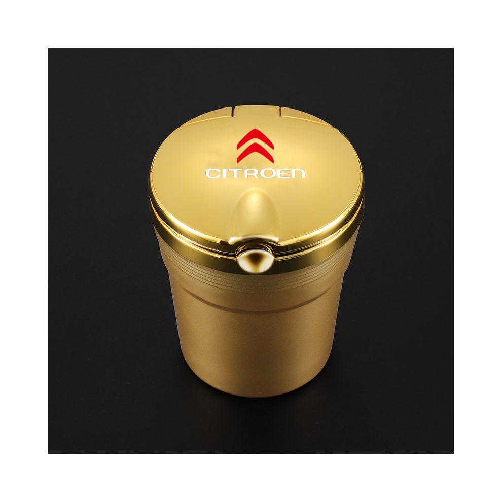 ()() Ashtrays Car Ashtray With Light Ashtray For Home Citroen C3 C4 C5 Ds3 Gold/Blue 9319708036411