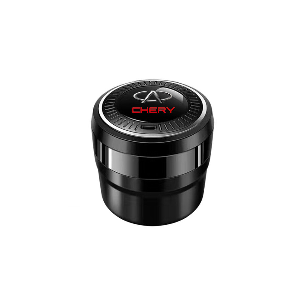 ()() Ashtrays Car Ashtray With Led For Cigarettes Cigar Ashtray Container Smoke Ash Black/Light 9319708036558