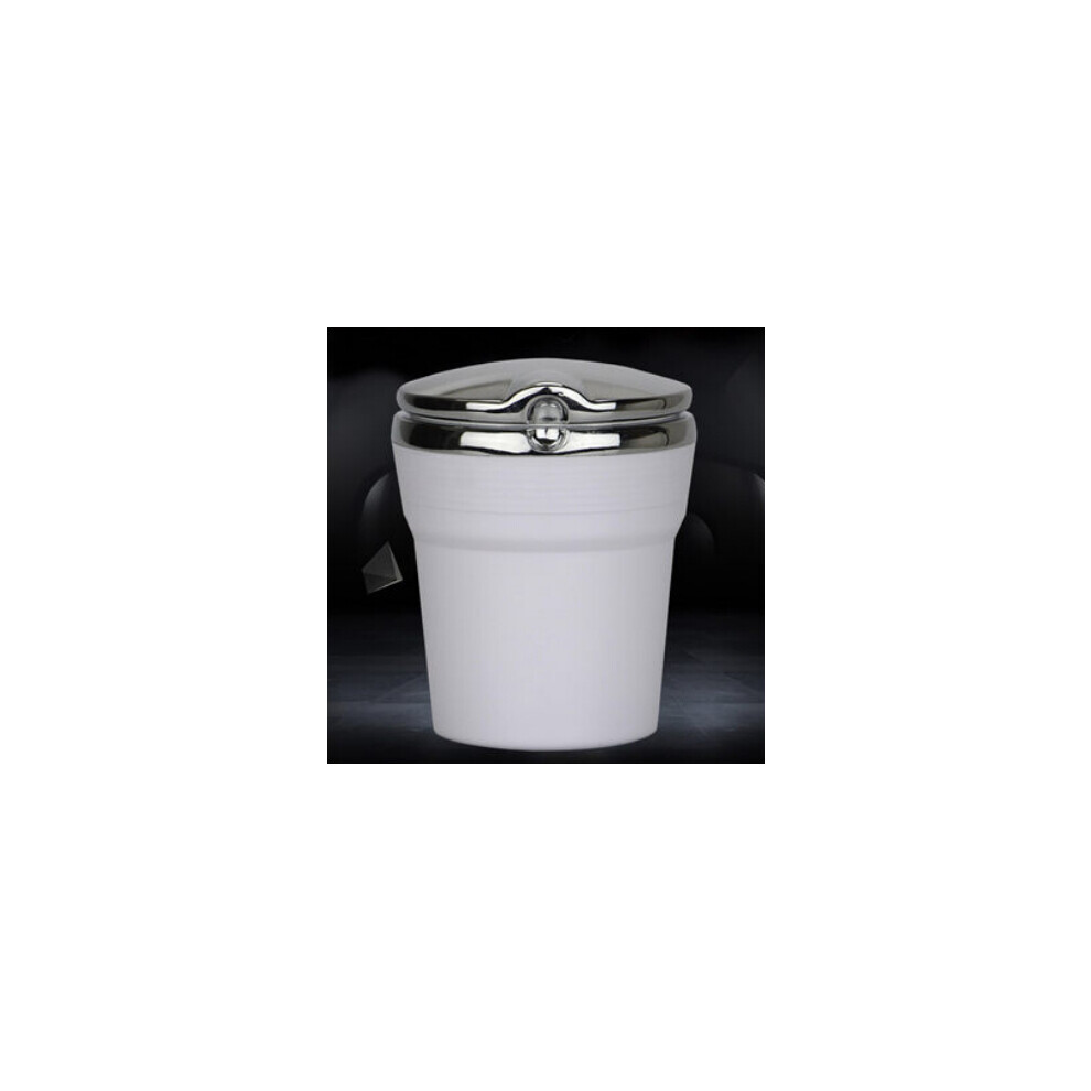 (White)(White) Ashtrays Car Styling Car Cigarette Ashtray With Led Lamp Case Hyundai Elantra White 9319708037081