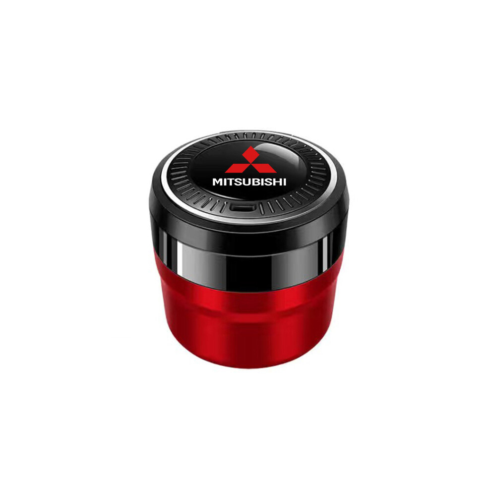 (Red) (Red) Ashtrays Car Cigarette Ashtray Cup With Lid Portable Detachable Vehicle Red 9319708037715