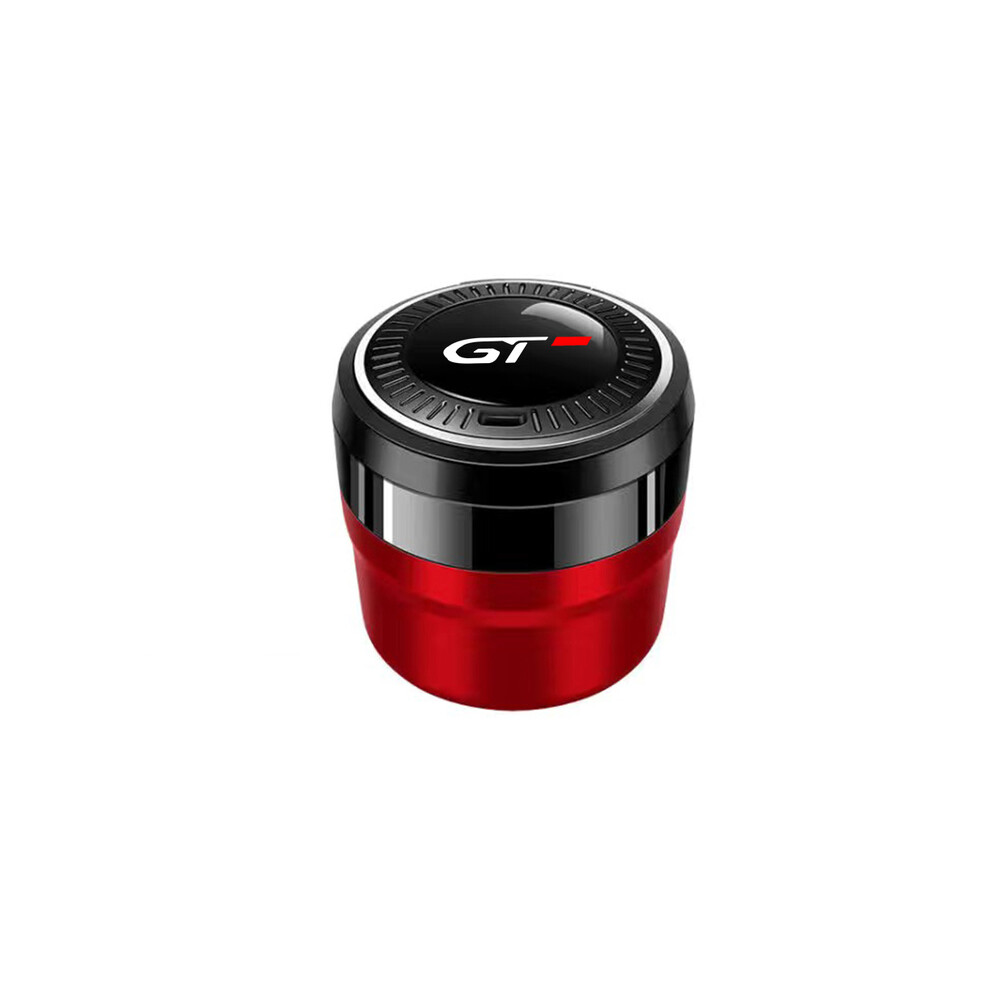 (Gt ) (Gt ) Ashtrays Car Cigarette Ashtray Cup With Lid Portable Detachable Red 9319708037456