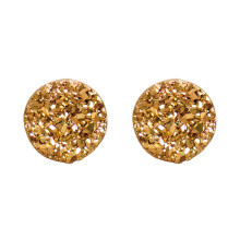(8mm, Gold) 2023 NEW UPGRADE Magnetology Lymphvity Germanium Earrings, Lymphactive Mag Studs