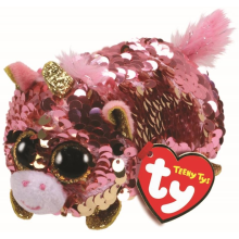 (Sunset) Official TY Plush Soft Toy Characters - Flippable Teeny Ty