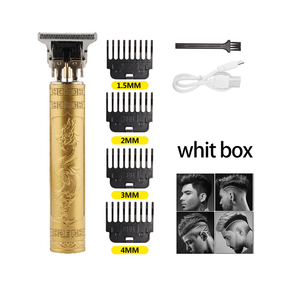 Golden ( Dragonphoenix)Hair Clippers Professional Hair Clipper Beard Trimmer For Men Barber