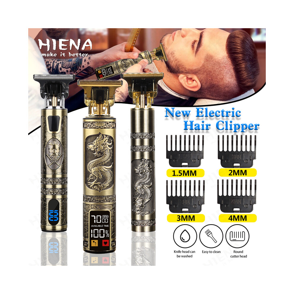 (ManLCD2)T9 USB Electric Hair Clipper Rechargeable New Hair Clipper Men Shaver For Men-image-OPC-PH7YJMD-NEW