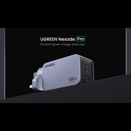 UGREEN Nexode Pro 100W 3-Port GaN Fast Charger 1