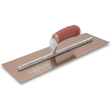 Marshalltown 16x5in PreWorn Gold Stainless Steel Finishing Trowel M4