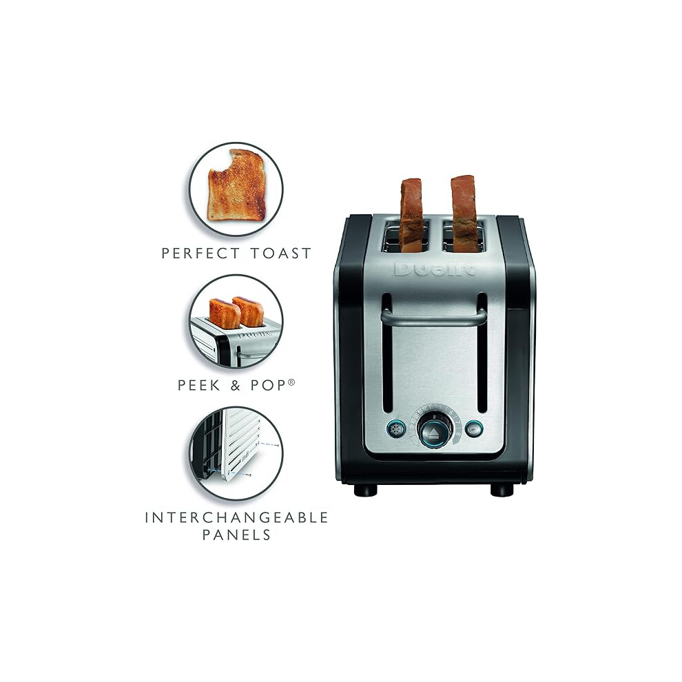 Dualit Architect 2 Slice Toaster | Brushed Stainless Steel..