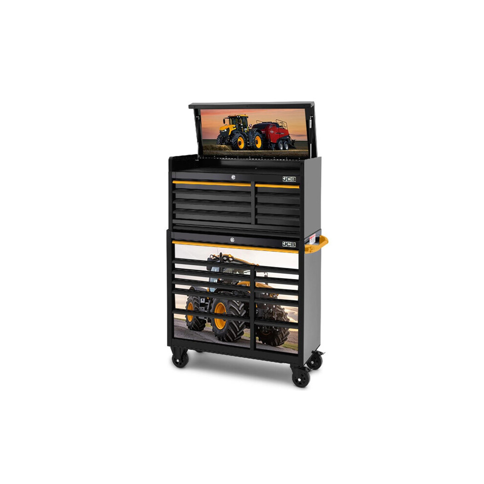 JCBFSTSTACK Roller Cabinet &Top Tool Chest Stack, Fastrac Tractor Wrap