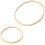 Just Stationery Assorted Size Original Elastic Band, Brown 4
