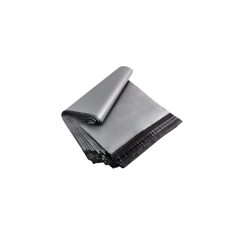 10X14 100 Mailing Bags Self Seal Parcel Bags | Packaging Mailer, Plastic Envelopes Medium Mailing Bags, Postage Bags, Shipping Bags | Tear Proof Grey Apex Business Supplies