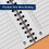 Oxford My Notes, To Do List Notebook, Wirebound, 230 Page, 1 Notepad, Navy Blue | White 4