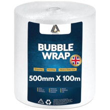 Aspect Bubble Wrap for Moving House | Large Premium Wrap Roll 500mm x 100m | Moving House Essentials Packaging, Easy Packing, Office and Industrial U