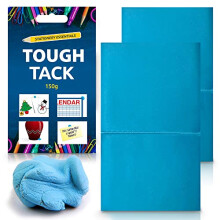 SOL 150g Tough Tack for Walls No Mark, Blue Multipurpose Reusable Adhesive Putty, Clean & Easy to Use, Washproof Adhesive, Handy Size, Perfect for Ho