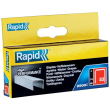 Rapid High Performance Staples, No.53, Leg Length 14 mm, 11860425 - 2500 Pieces, Silver