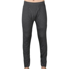 (L, Charcoal) Men Underwear Long Johns Baselayer Bottom Trouser