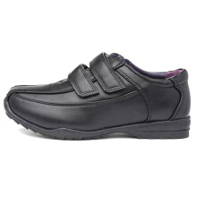 (4 UK, Black) Boys Shoes Formal Dress Touch Straps Sneakers