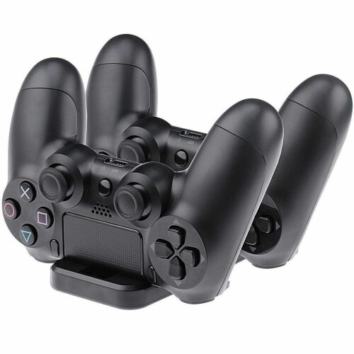 PS4 Dual Charging Dock Station, Fast Charger for PlayStation 4 PRO Wireless Controllers, USB Powered, Includes Cable 1