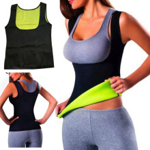 (2XL) Hot Thermo Slimming Body Shaper Vest, Waist Trainer Sweat Belt for Gym, Yoga & Casual Wear