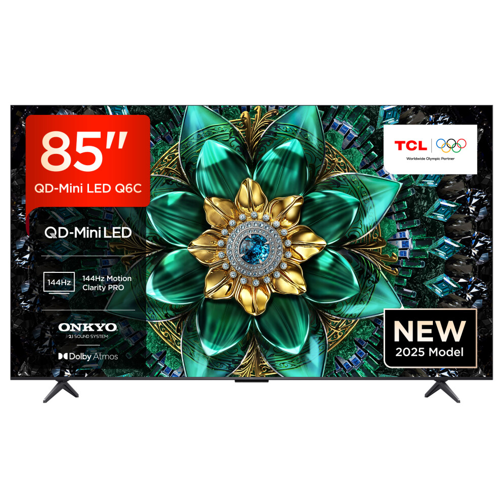 Tcl Q6c 85" 4K Ultra Hd Miniled Smart Google Tv - 85Q6c-Uk