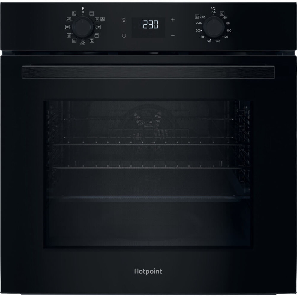 Hotpoint Class 2 Built In Electric Single Oven - Black - A+ Rated