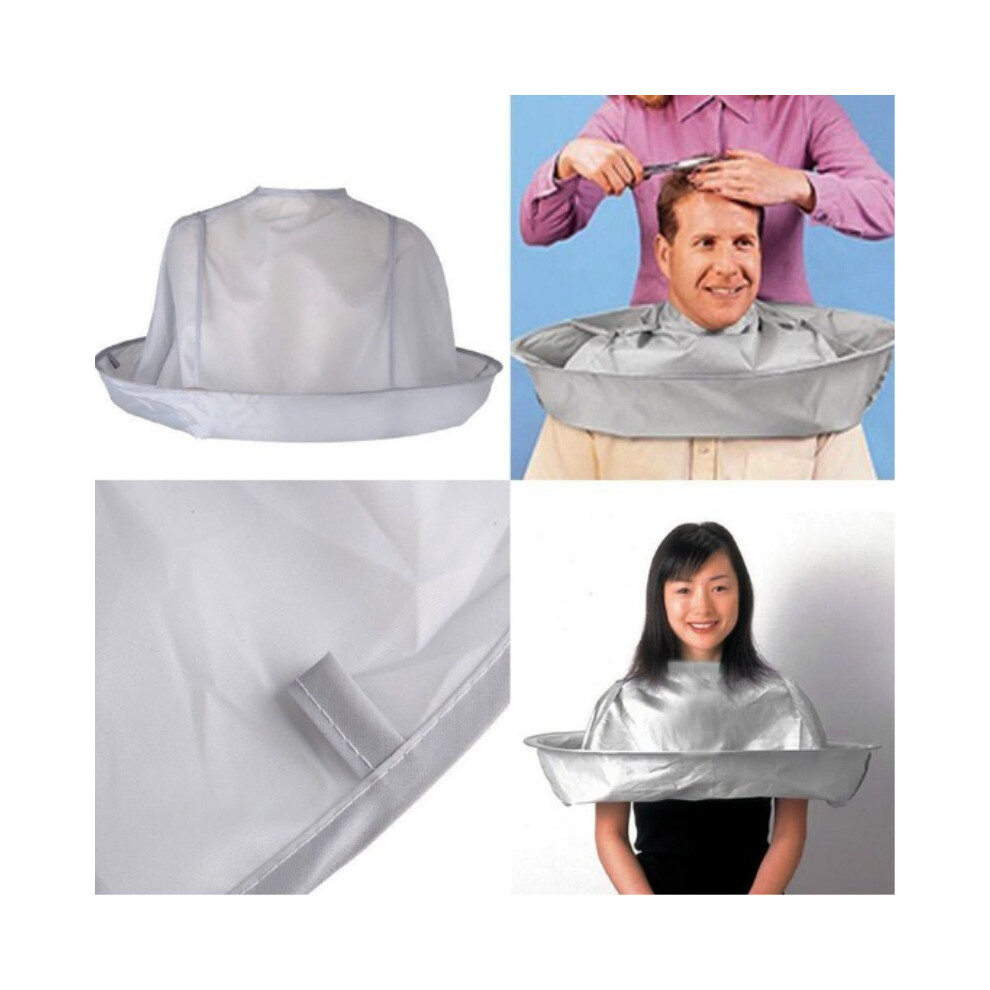 Grey (Grey)Diy Aprons Hairdressing Cutting Coat Salon Barber Stylists Cape Cutting Cape
