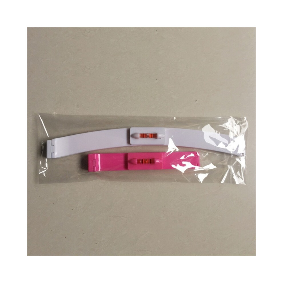 Red (No. 1) 2Pcs/Set Women's Bangs Diy Hair Clipper Fringe Cutting Styling Tools Clipper Comb Guide
