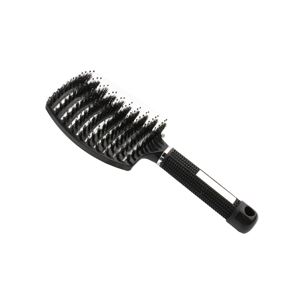 (black with hair) Detangle Hair Brush Women's Wet Comb Hair Brush Professional Hair Brush Massage Comb