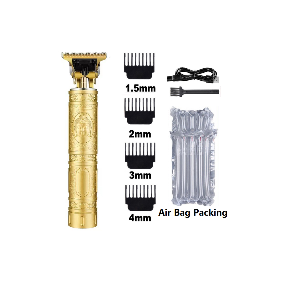 Golden ( Buddha)2022 Hair Clipper Hair Clippers Rechargeable Shaver Professional Electric
