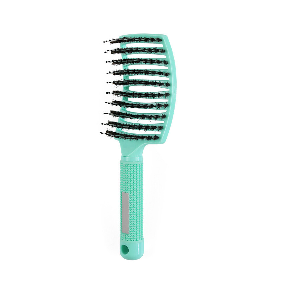 Unisex Green (Green)Hair Brush Hair Comb Detachable Hair Brush Bristles & Nylon Women's Wet Massage Comb Curly