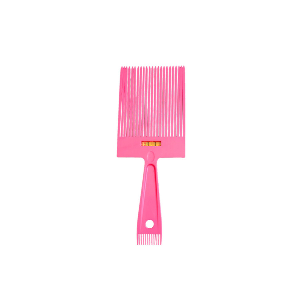 Pink (Pink) Men's Flat Top Guide Comb Haircut Clipper Comb Barber Hair Salon Tool