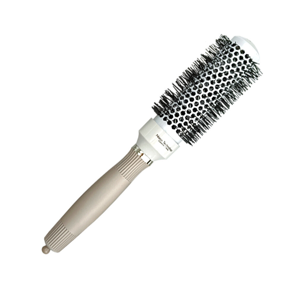 Unisex (32Mm)Professional Salon Styling Tools Round Hair Comb Hair Salon Curling Hair Brushes Comb