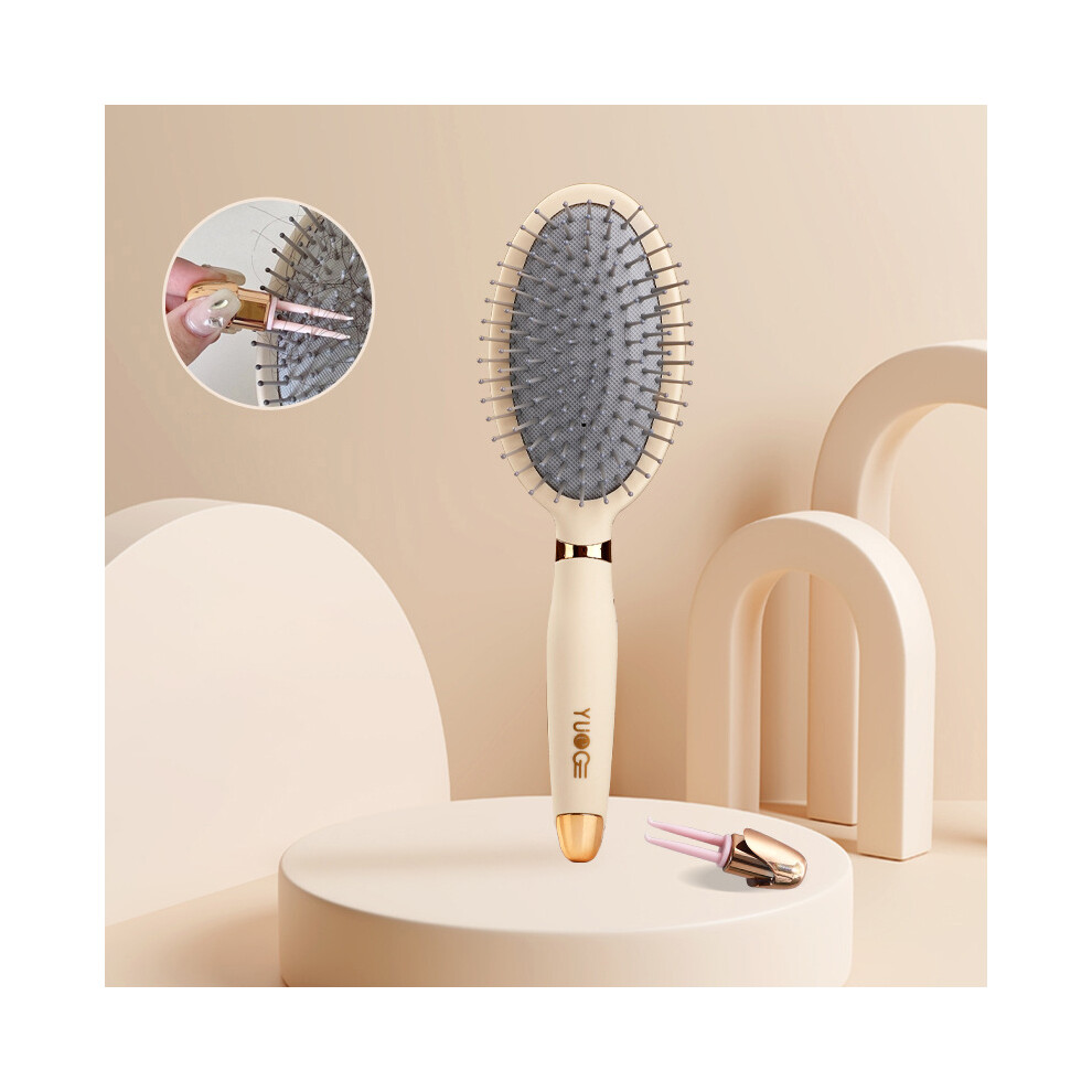 (Oval Comb)Air Cushion Anti-Static Hair Brush Scalp Massage Comb Hair Brush Women's Wet Curl