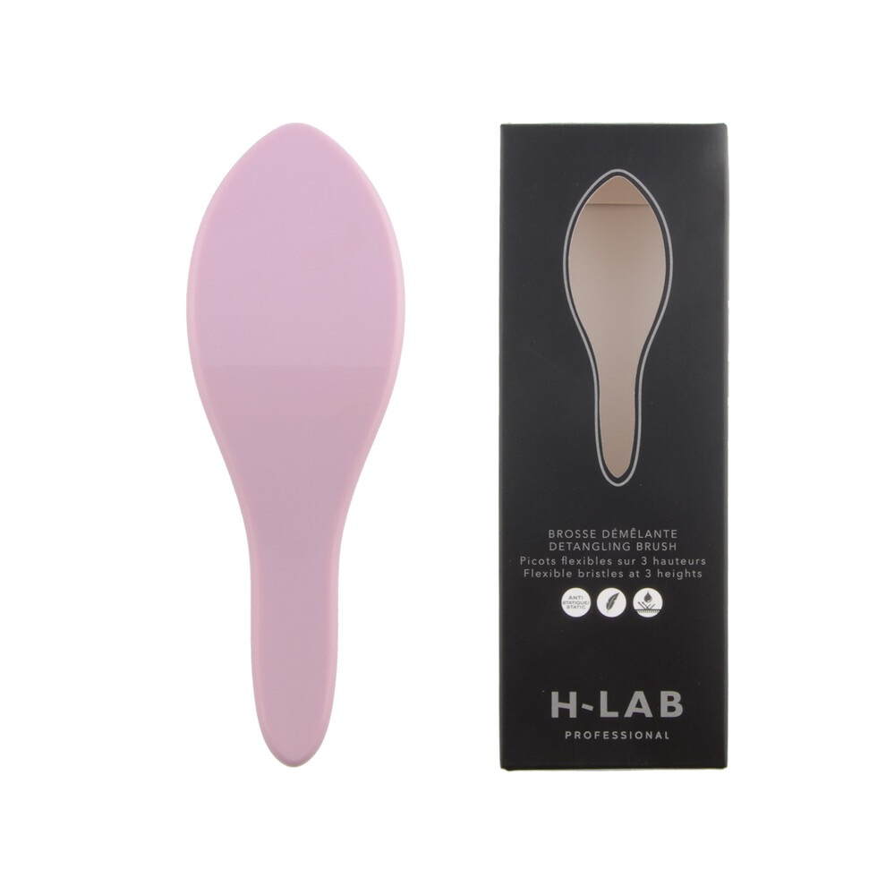 Light/Purple ( Purple)1Pc New Detangling Hairbrush Handle Magic Antistatic Tangle Comb Shower Massage Comb