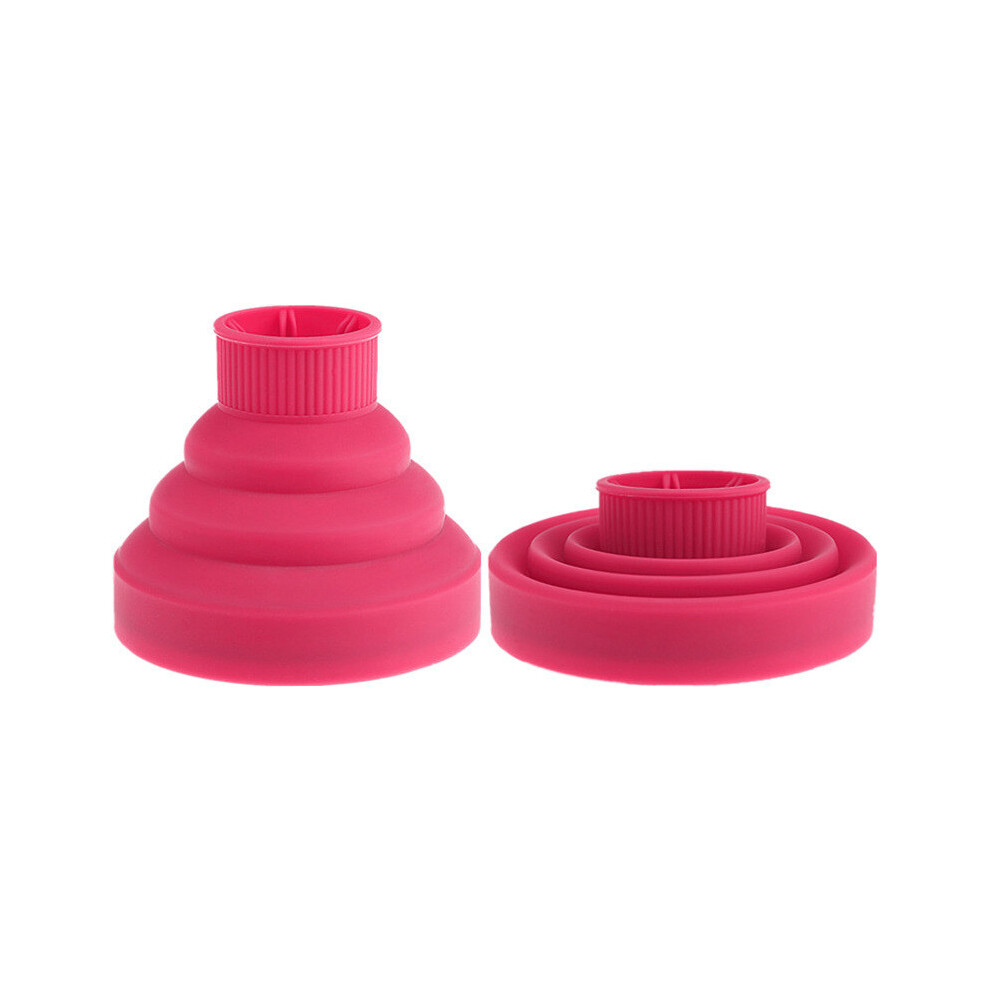 (Rose) Hair dryer diffuser cover high temperature resistant silica gel foldable