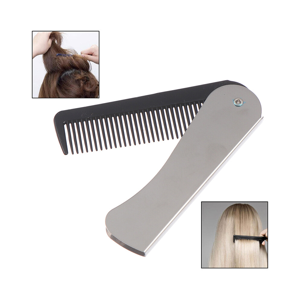 (as picture) Professional adjustable shaving comb Manual bangs thinner Double-sided blade hair comb