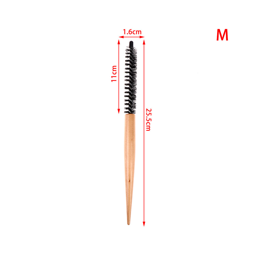 (M)Professional Salon Teasing Back Hair Brushes Boar Bristles Slim Line Comb Hair Brush Extension