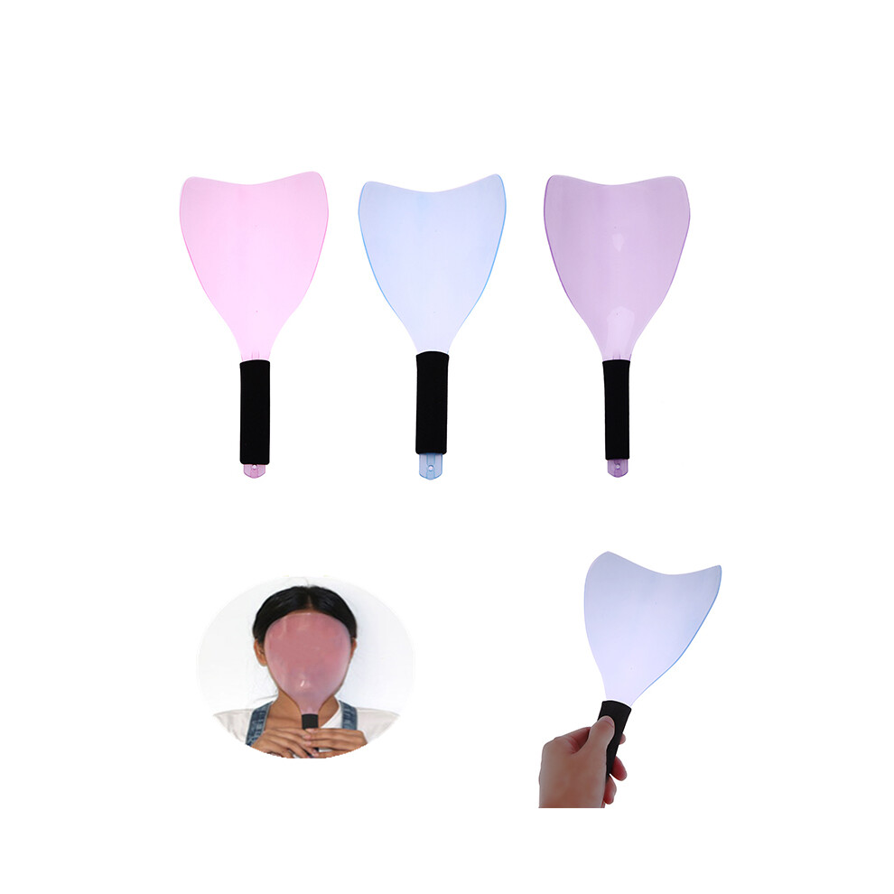 Purple/Pink/Blue (Violet) Hairdresser Haircut Face Mask Shield Cover Haircut Dyeing Shield Salon Hairdresser
